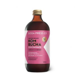 Soda Press Passionfruit and Mandarin Kombucha Concentrate