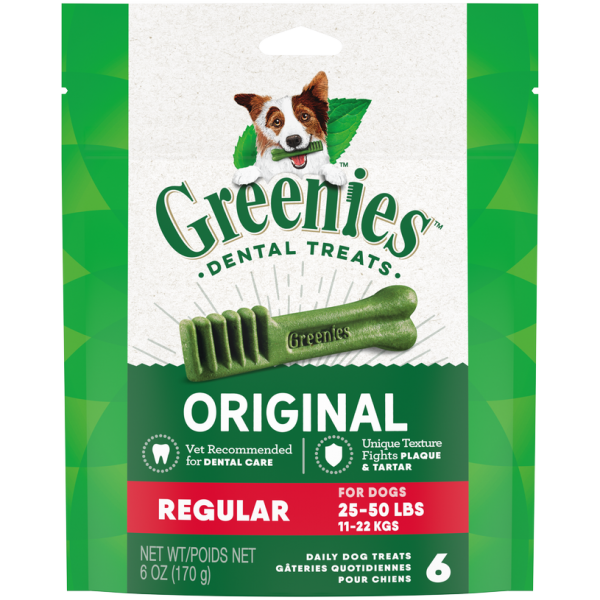 Greenies Original Dental Dog Treats Regular 12+kg