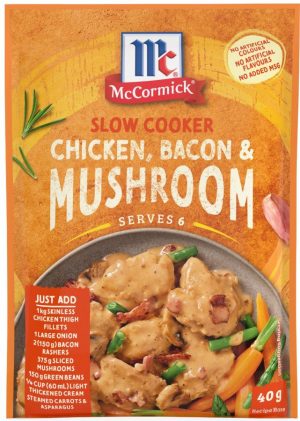 McCormick Slow Cookers Chicken, Bacon & Mushroom