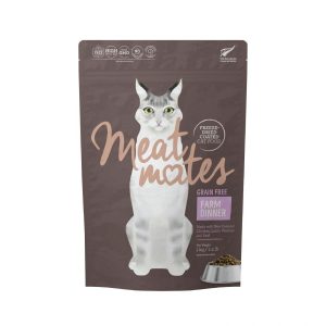Meat Mates Cat Freeze-Dried Coated Kibble, Grain Free -Farm Dinner