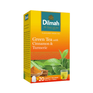 Dilmah Green Tea With Cinnamon & Turmeric