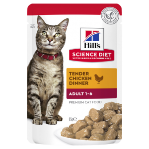 Hill’s Science Diet Adult Chicken Pouches Wet Cat Food