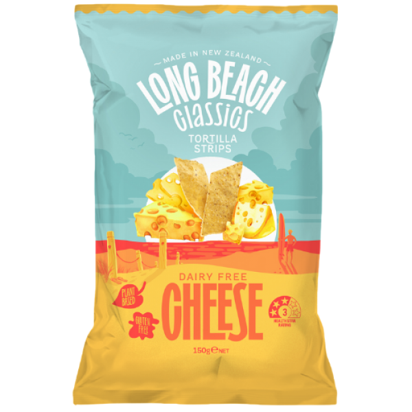 Long Beach Classics – Dairy Free Cheese Tortilla Strips