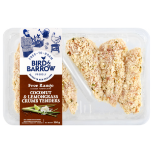 Bird and Barrow Chicken Tenderloin Coconut & Lemongrass Crumb 340g Tenders