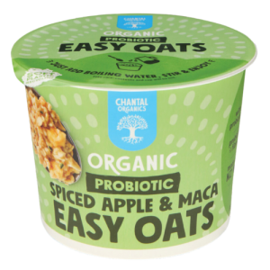 Chantal Organics – Spiced Apple & Maca Probiotic Easy Oats