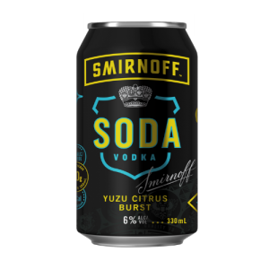 Smirnoff Soda Yuzu Citrus Burst 6% RTD