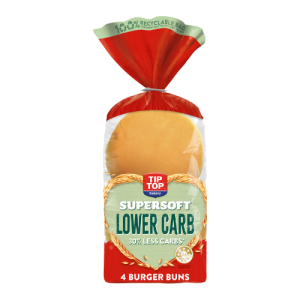 Tip Top Supersoft Lower Carb Buns