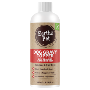 Earthz Pet Dog Gravy Topper 190ml – Beef