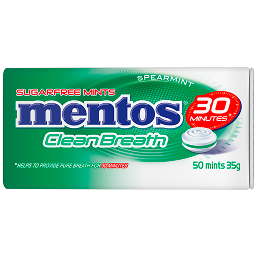 Mentos Clean Breath Mints Spearmint Reviews Black Box