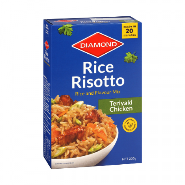 Rice Risotto Teriyaki Chicken