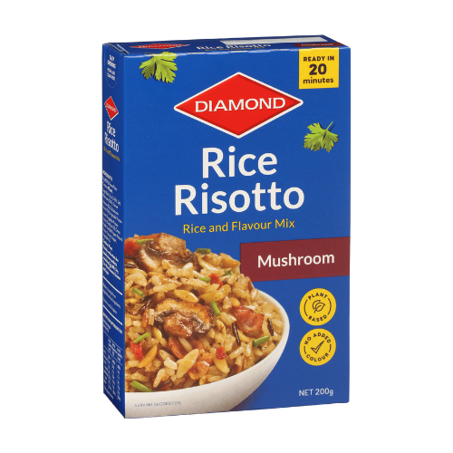 Diamond Rice Risotto Rice Dish Mushroom Reviews Black Box
