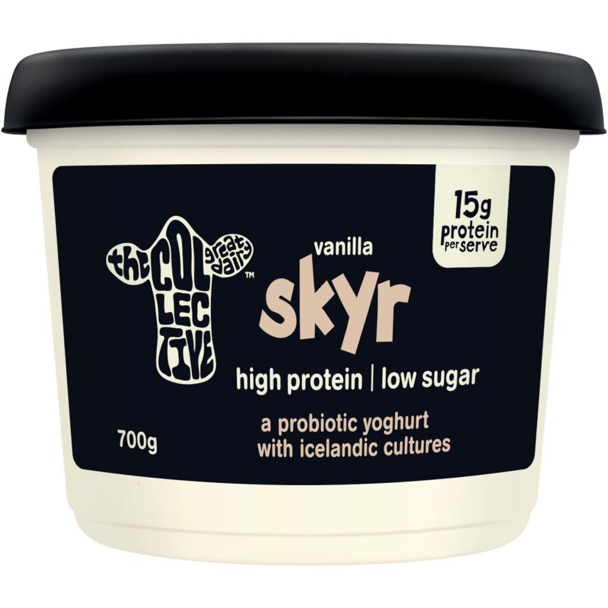 The Collective Skyr Yoghurt Vanilla 700g Reviews Black Box