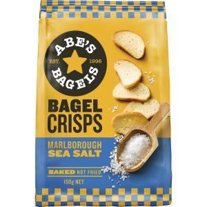 Abes Bagel Crisps Marlborough Sea Salt