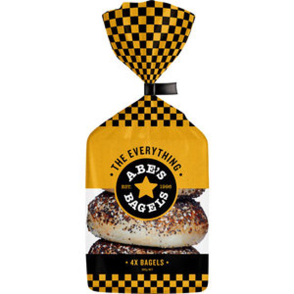 Abes Bagels Everything Bagel 360g