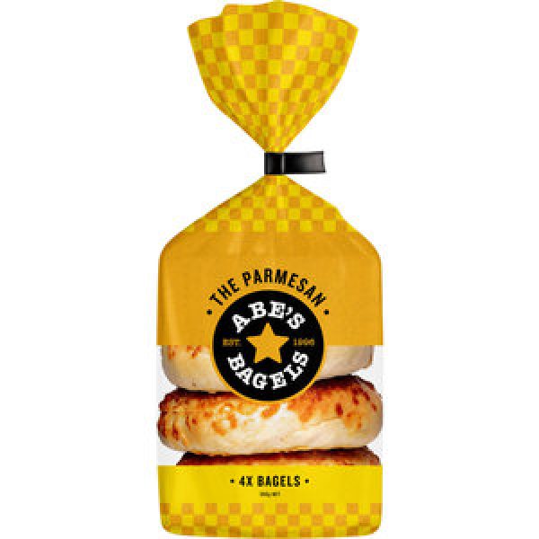 Abes Real Bagels Parmesan