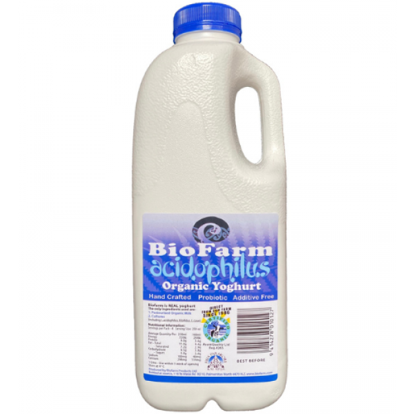 Acidophilus Organic Yogurt Bottle 1 Litre
