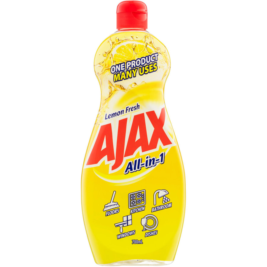 Ajax All In One Liquid Cleaner Lemon Gel Reviews - Black Box