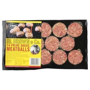 Al Brown & Co Meatballs Angus 490g