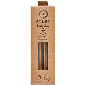 Ambry Straws Stainless Steel