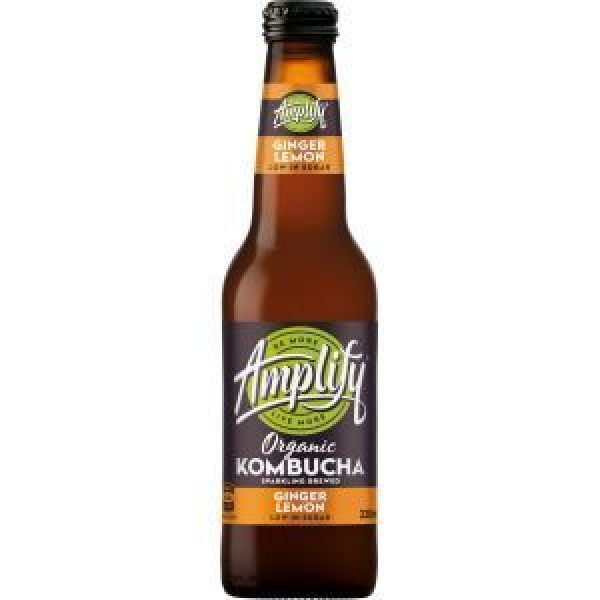 Amplify Kombucha Ginger & Lemon