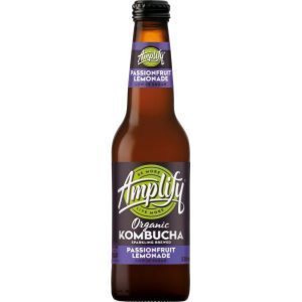 Amplify Organic Kombucha Passionfruit Lemonade