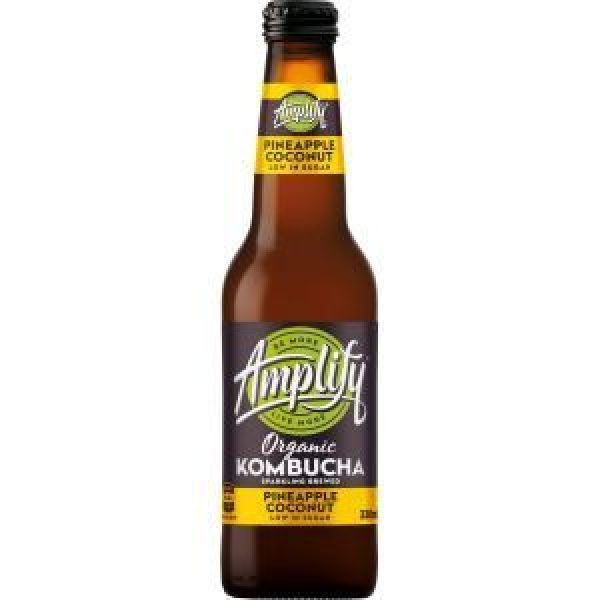 Amplify Organic Kombucha Pineapple Coconut