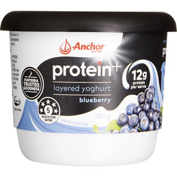 Anchor Protein Plus Yoghurt Single Blueberry