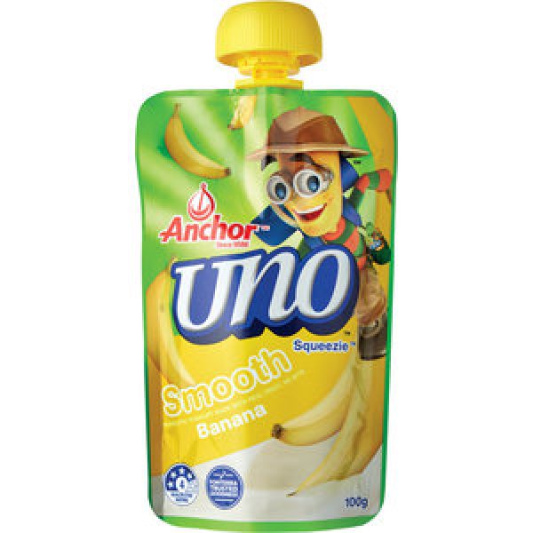 Anchor Uno Smooth Yoghurt Pouch Banana