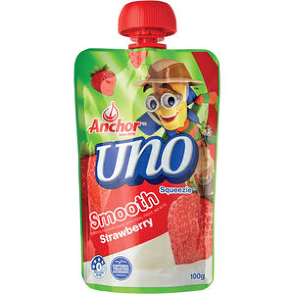 Anchor Uno Yoghurt Pouch Strawberry