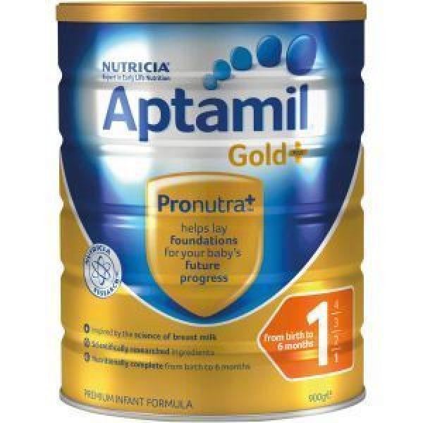 Aptamil Gold+ Stage 1 Starter From Birth Formula 0-6 Months