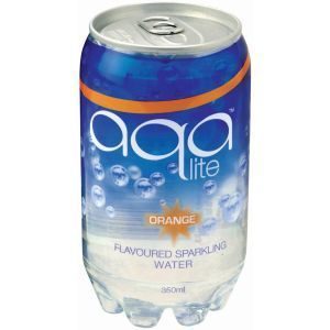 Aqa Lite Sparkling Water Flavoured Orange