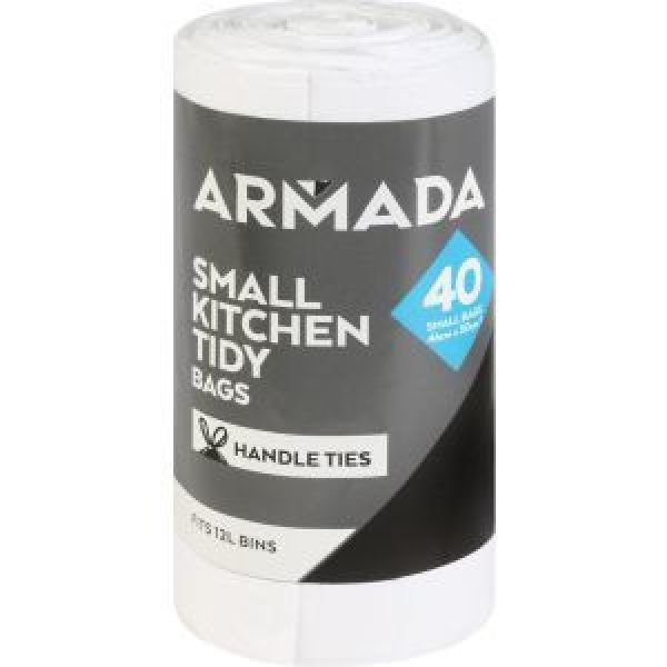 Armada Kitchen Tidy Bags Small With Handle Ties