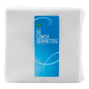 Armada Serviettes Lunch White 2ply