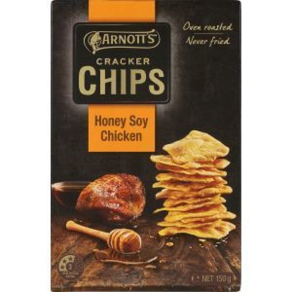 Arnotts Cracker Chips Honey Soy Chicken