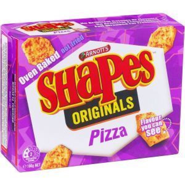 Arnotts Shapes Crackers Pizza Originals