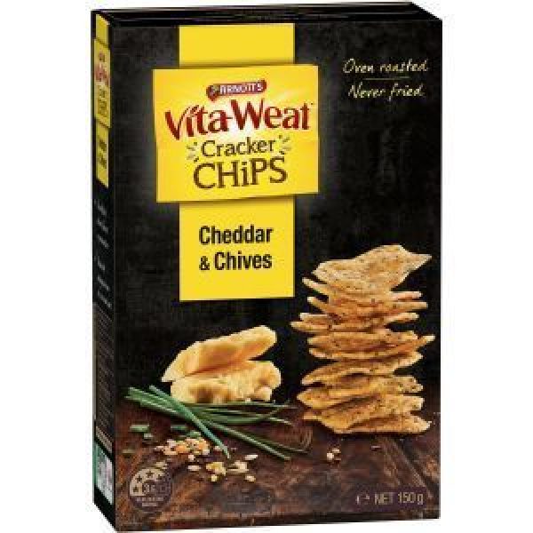 Arnotts Vita Weat Cracker Chips Cheddar & Chives