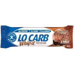 Aussie Bodies Lo Carb Protein Bar Whipped Chocolate 60g