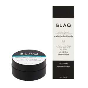 BLAQ – Whitening Toothpaste / Charcoal Powder
