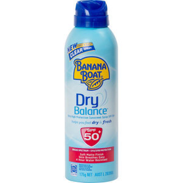 Banana Boat Sunblock Dry Balance Clear Spf 50+ Reviews Black Box