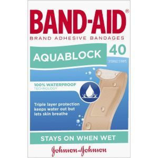 Band Aid Plasters Aqua Strips
