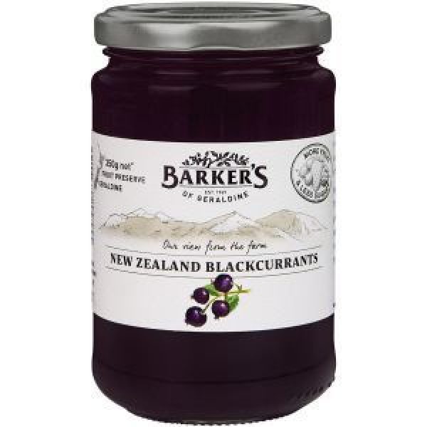 Barkers Blackcurrant Jam Nz Fruit