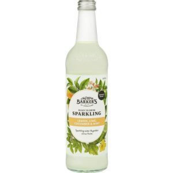 Barkers Fruit Drink Lemon, Lime, Cucumber, Mint