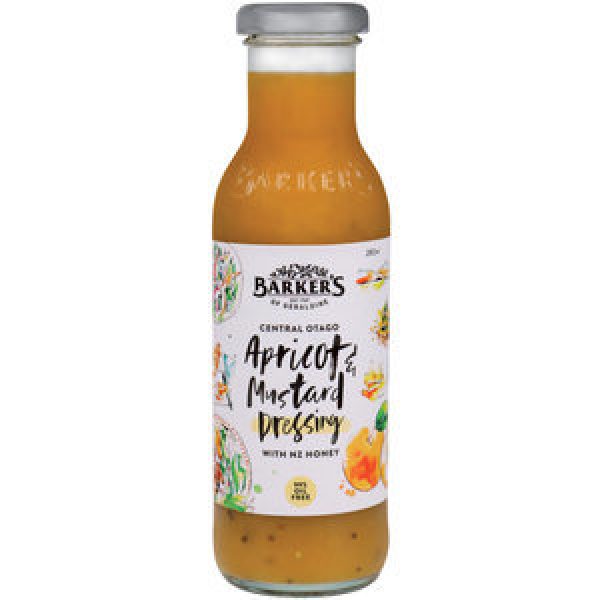 Barkers Salad Dressing Apricot Mustard