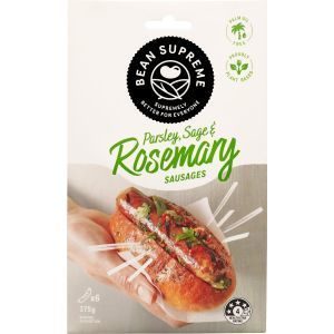 Bean Supreme Vegetarian Sausages Rosemary Sage Parsley