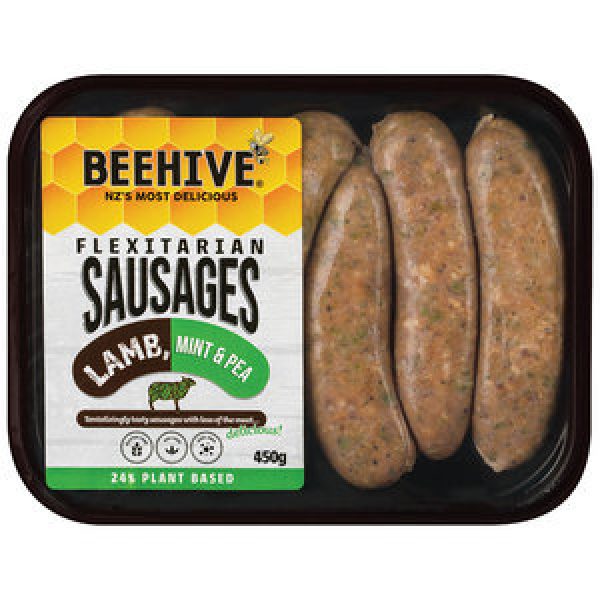Beehive Sausages Lamb Mint & Pea