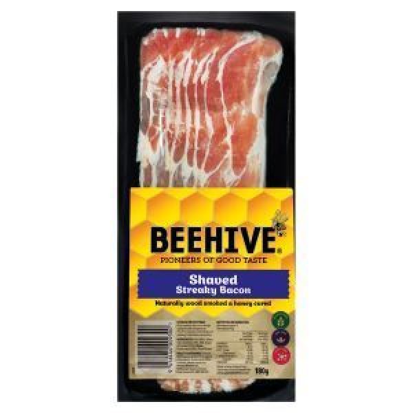 Beehive Streaky Bacon Shaved