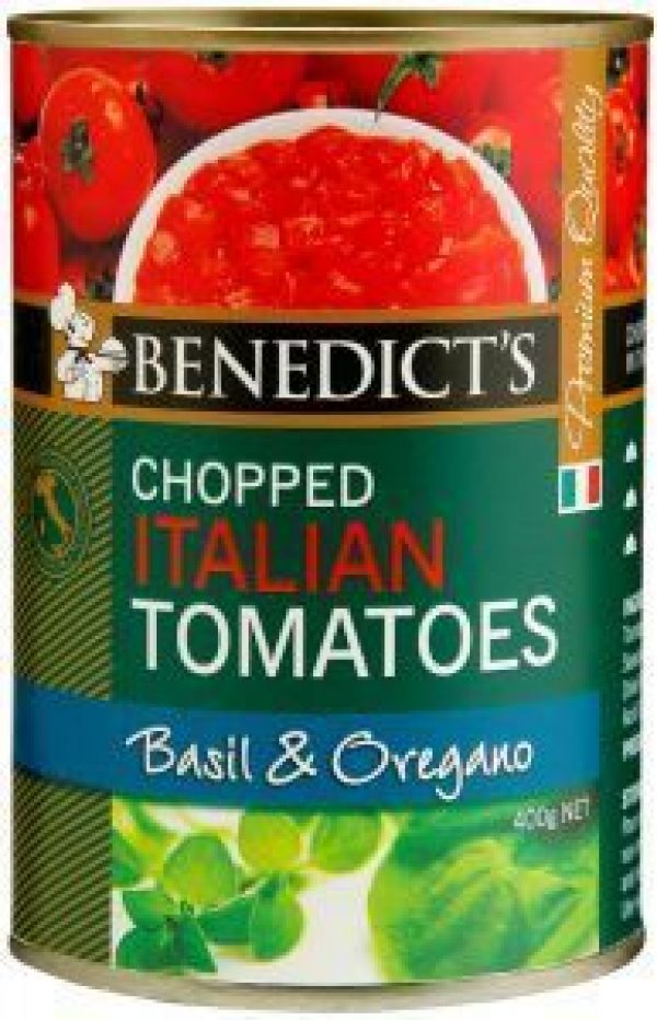 Benedicts Tomatoes Basil & Oregano