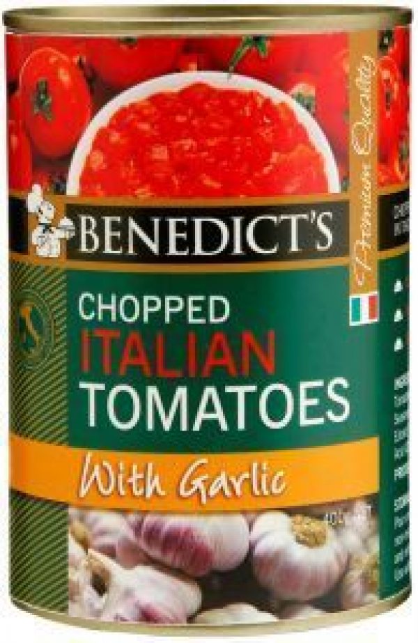 Benedicts Tomatoes Chopped Italian With Garlic