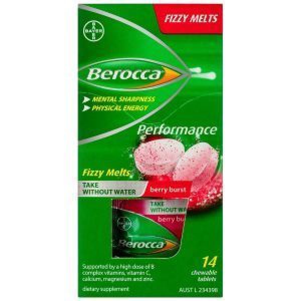 Berocca Fizzy Melts Effervescent Berry
