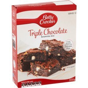 Betty Crocker Brownie Mix Triple Chocolate Reviews - Black Box